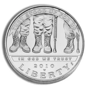 2010-W $1 Disabled Veterans Silver Commem - BU