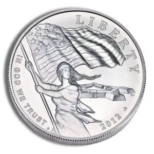 2012-P $1 Star-Spangled Banner Silver Commem - BU