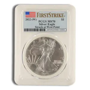 2022 Silver Eagle PCGS MS70 - West Point