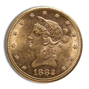 $10 Gold Liberty Eagle - BU