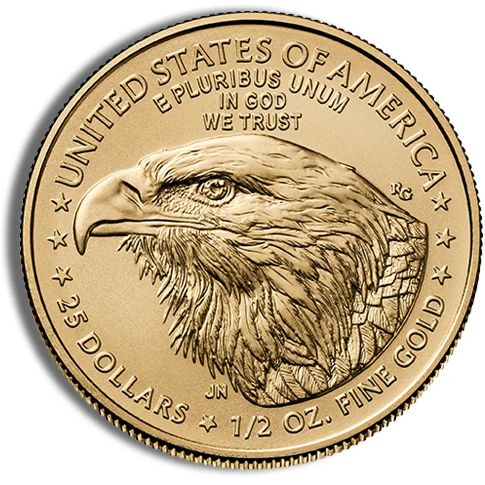2025 1/2 oz Gold Eagle - BU