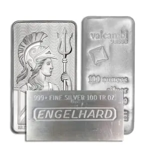 100 oz Silver Bar - Brand Varies