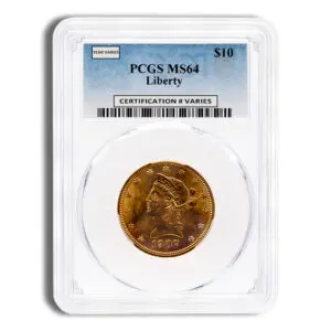 $10 Gold Liberty Eagle - PCGS MS64