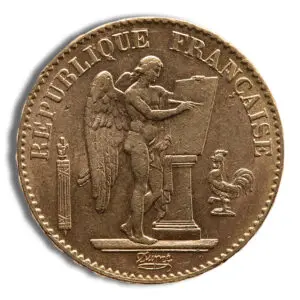 France Gold 20 Francs - Lucky Angel (1871-1898)