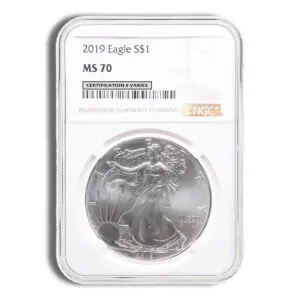2019 Silver Eagle NGC MS70