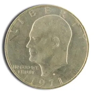 40% Silver Ike Dollar (Loose or in Tubes)