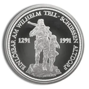 Platinum Shooting Thaler - 1 oz (Year Varies)