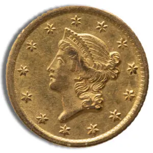 $1 Gold Liberty Type 1 - AU