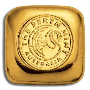 1 oz Gold Bar - Perth Mint (Cast)