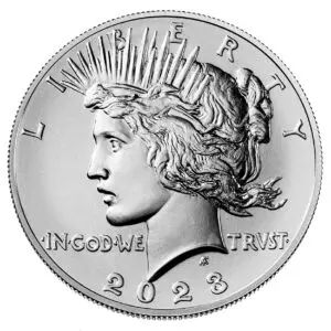 2023-P Peace Silver Dollar w/Box & COA