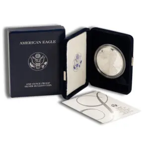 2004-W Proof Silver Eagle with Box & COA