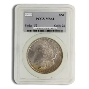 Pre-1921 Morgan Dollar - PCGS MS64 (Toned)