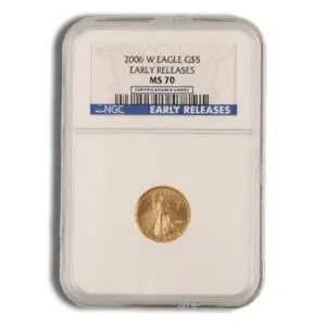 2006 1/10 oz Gold Eagle $5 NGC MS70 ER