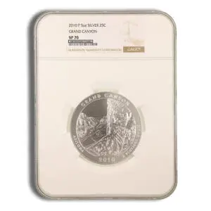 2010-P 5 oz ATB Grand Canyon Silver Coin NGC SP70