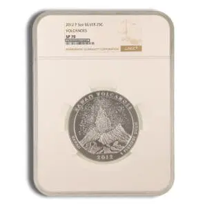 2012-P 5 oz ATB Hawaii Volcanoes Silver Coin NGC SP70