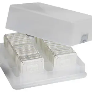 30 x 1 gram Silver Geiger Bar Box