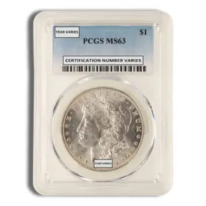 Pre-1921 Morgan Dollar - PCGS MS63