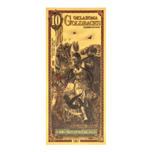 Oklahoma 10 Goldback