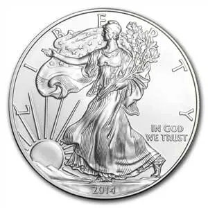 2014 Silver American Eagle - BU