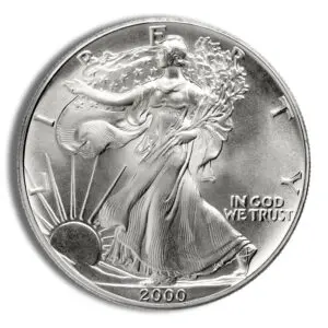 2000 Silver American Eagle - BU