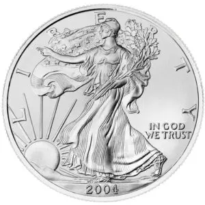 2004 Silver American Eagle - BU - Sealed Box
