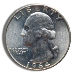 $1 FV 90% Silver Washington Quarters - BU
