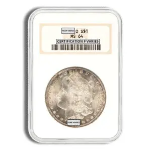 Pre-1921 Morgan Dollar - NGC MS64 (Toned)