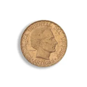Uruguay 5 Peso Gold Coin