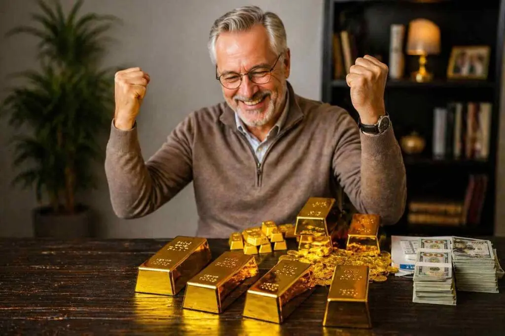 retirement-investment-gold-coins-bars-tangible