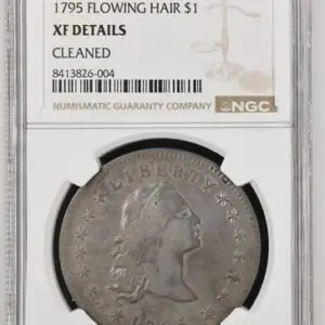 1795 $1 XF DET. NGC