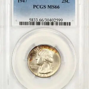 1947 25C MS66 PCGS