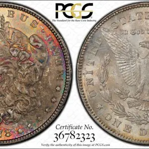 1878 7TF REV 78 MS64 PCGS