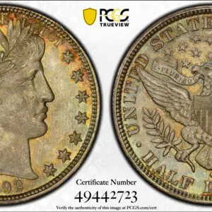 1892-O 50C MS66 PCGS