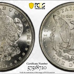 1880-S $1 MS68 PCGS