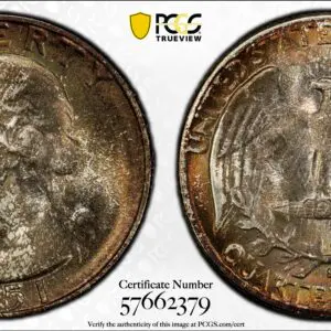 1951-S 25C MS67+ CAC PCGS