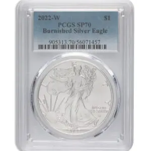 2022-W Burnished Silver Eagle PCGS SP70