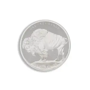 1 oz Silver Round - Buffalo Design .999 - Frontier Mint (New)