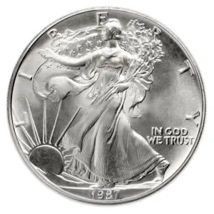 1987 Silver American Eagle - BU - Sealed Box