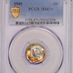 1945-S 10C MS67 PCGS