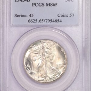 1945-D 50C MS65 PCGS